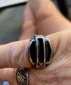 Vintage Stainless Steel Biker Signet Ring - Freedom, Strength, faith | Secure Checkout | Free Shipping | 7-Day Easy Returns - Image 9