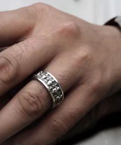 Vintage Gothic Skull Adjustable Ring | Open Band Biker Jewelry | Secure Checkout | Tracked Shipping | 7-Day Easy Returns - Image 6