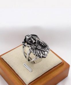 Sons of Anarchy Grim Reaper Stainless Steel Ring | Biker Reaper Scythe Band | Secure Checkout | Tracked Shipping | 7-Day Easy Returns - Image 3